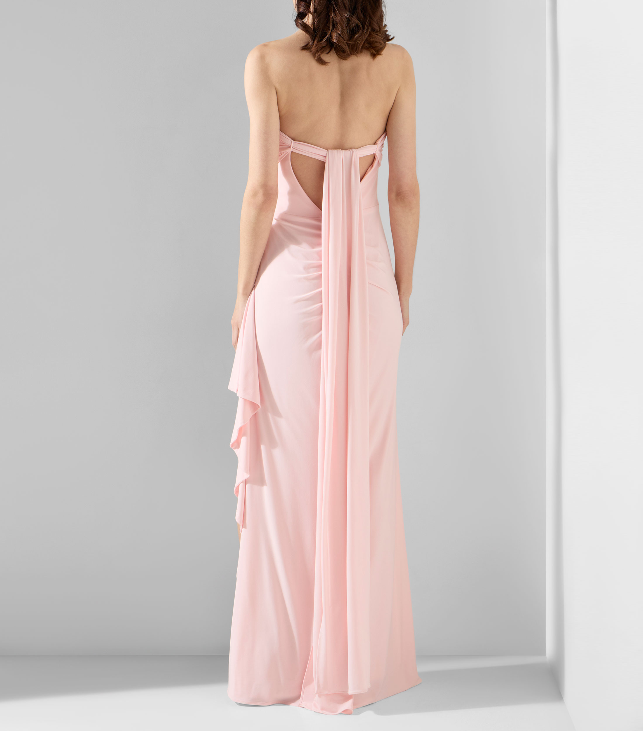 Vestido de fiesta largo liso Mujer